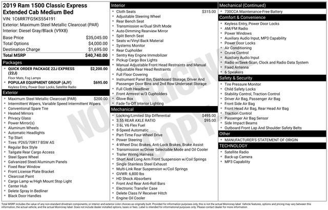 2019 RAM 1500 Classic Express