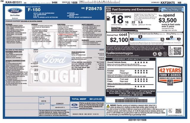 2019 Ford F-150 XL