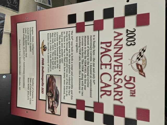 2003 Chevrolet Corvette NA