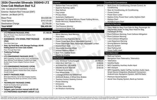 2026 Chevrolet Silverado 3500 HD LTZ