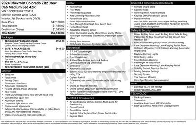 2024 Chevrolet Colorado ZR2