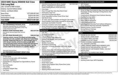 2024 GMC Sierra 3500 HD SLE