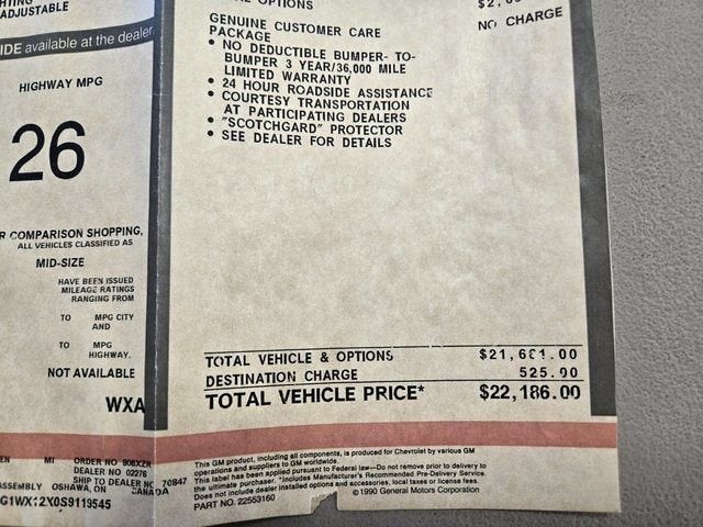 1995 Chevrolet Monte Carlo Z34