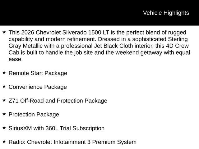 2026 Chevrolet Silverado 1500 LT