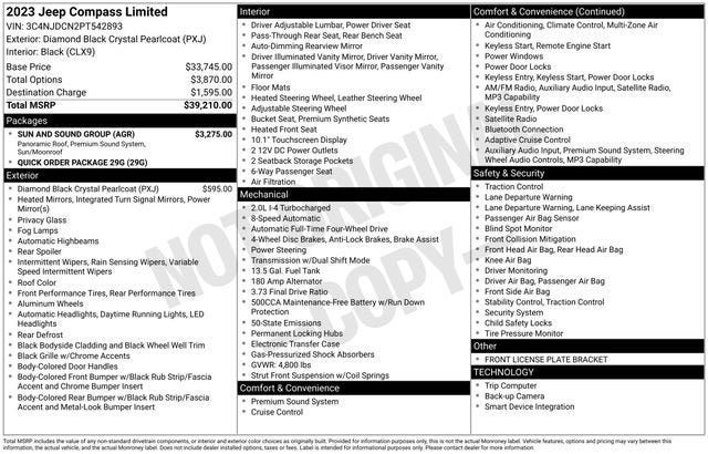2023 Jeep Compass Limited