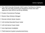 2026 Chevrolet Silverado 1500 Custom Trail Boss