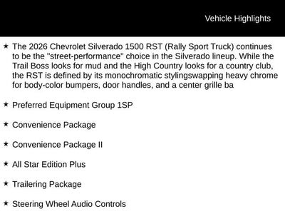 2026 Chevrolet Silverado 1500 RST