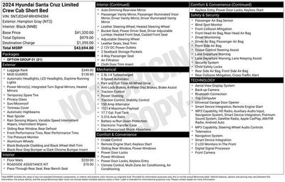 2024 Hyundai Santa Cruz Limited