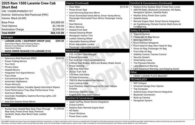 2025 RAM 1500 Laramie