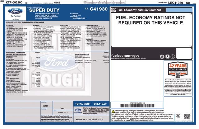 2020 Ford F-350SD Lariat