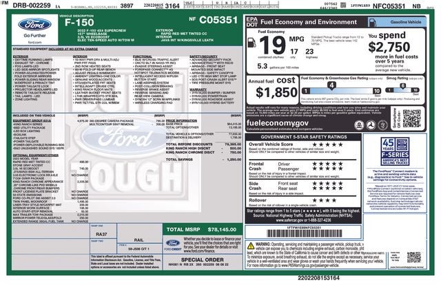 2022 Ford F-150 King Ranch
