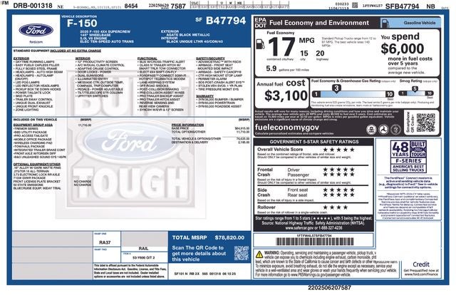 2025 Ford F-150 Tremor