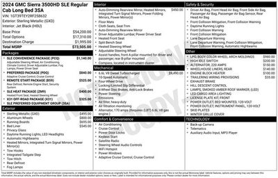 2024 GMC Sierra 3500HD SLE