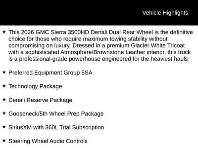 2026 GMC Sierra 3500HD Denali