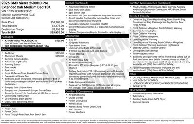 2026 GMC Sierra 2500HD Pro