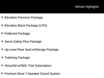 2025 GMC Sierra 1500 Elevation