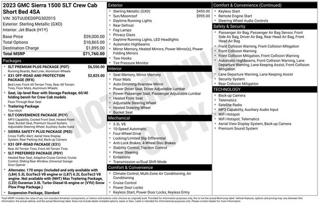 2023 GMC Sierra 1500 SLT