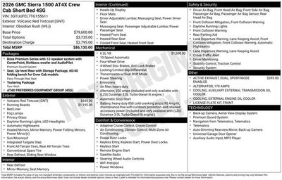 2026 GMC Sierra 1500 AT4X
