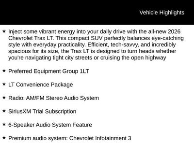 2026 Chevrolet Trax LT