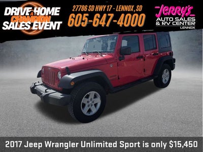 2017 Jeep Wrangler Unlimited Sport