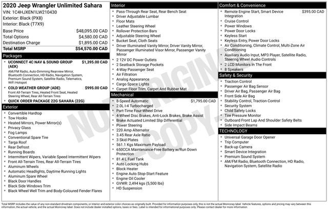 2020 Jeep Wrangler Unlimited Sahara