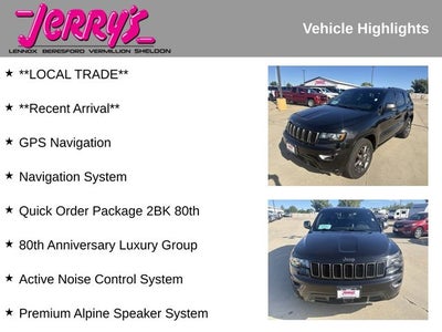 2021 Jeep Grand Cherokee 80th Anniversary Edition