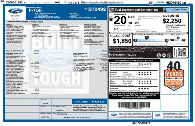 2017 Ford F-150 Base