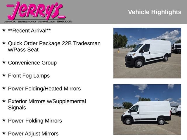 2025 RAM ProMaster 2500 High Roof