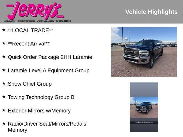 2021 RAM 2500 Laramie