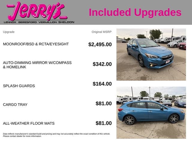 2017 Subaru Impreza 2.0i Limited