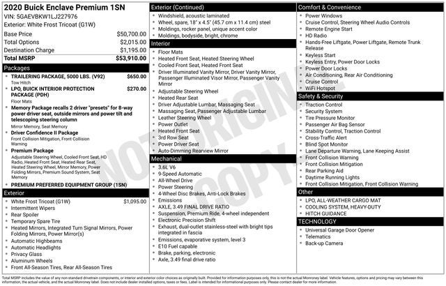 2020 Buick Enclave Premium Group