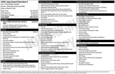 2020 Jeep Grand Cherokee Limited X