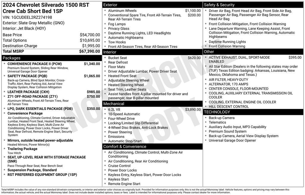 2024 Chevrolet Silverado 1500 RST