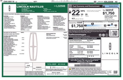 2019 Lincoln Nautilus Reserve