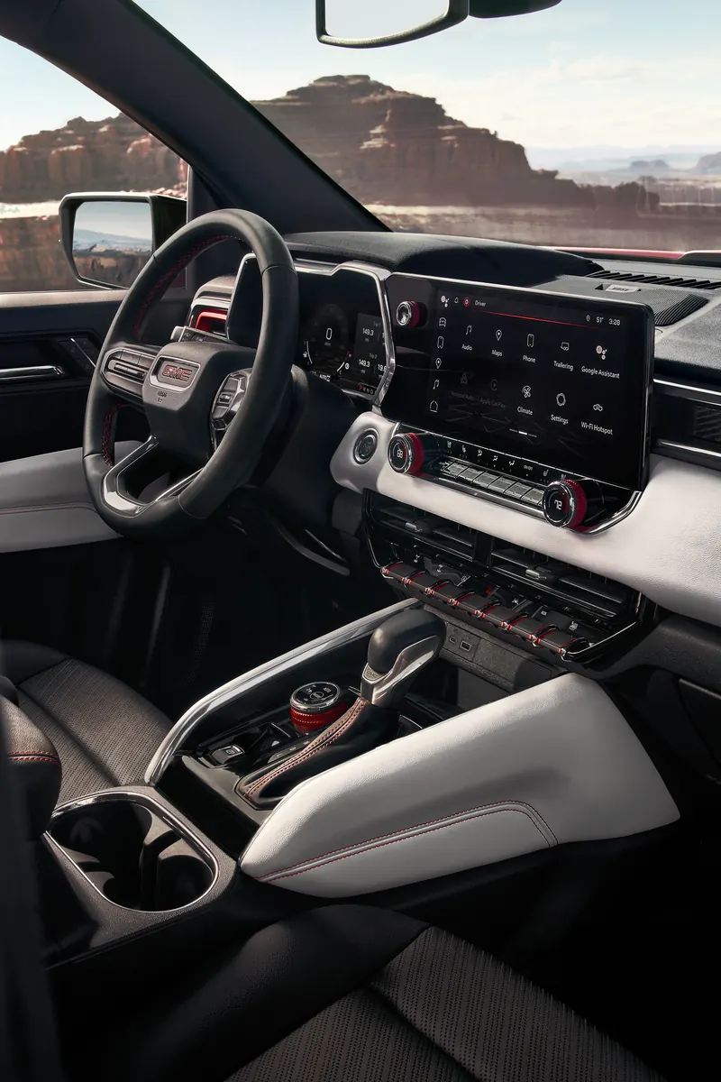 2026 GMC Canyon infotainment system at Jerry's Chevrolet GMC in Vermillion SD